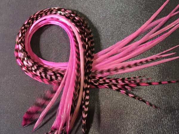 HotPink Hair Feathers X-XXXL