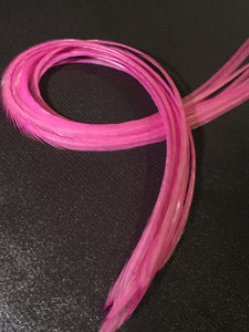 HotPink Hair Feathers X-XXXL